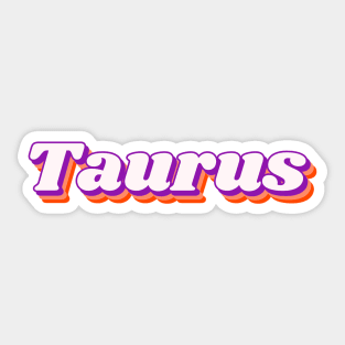 Taurus Sticker